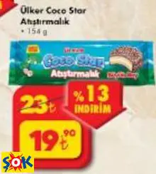 ÜLKER COCOSTAR ATIŞTIRMALIK 154G